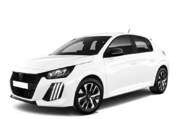 Peugeot 208 for rent in Alghero