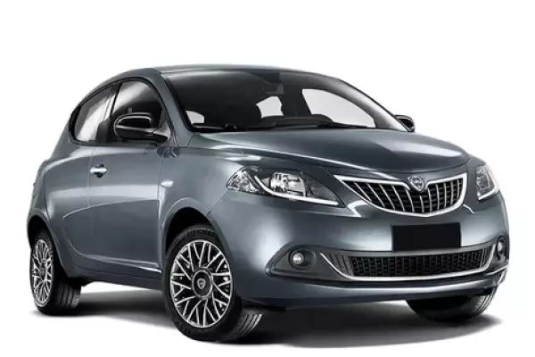 Lancia Ypsilon for rent in Italy