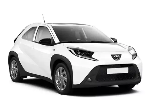 Toyota Aygo X for rent in Italy