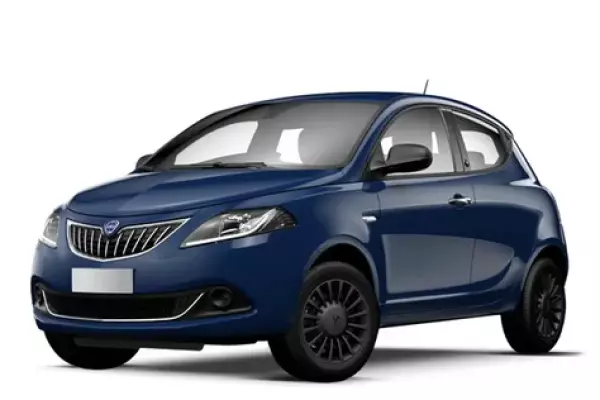 Lancia Ypsilon for rent in Italy